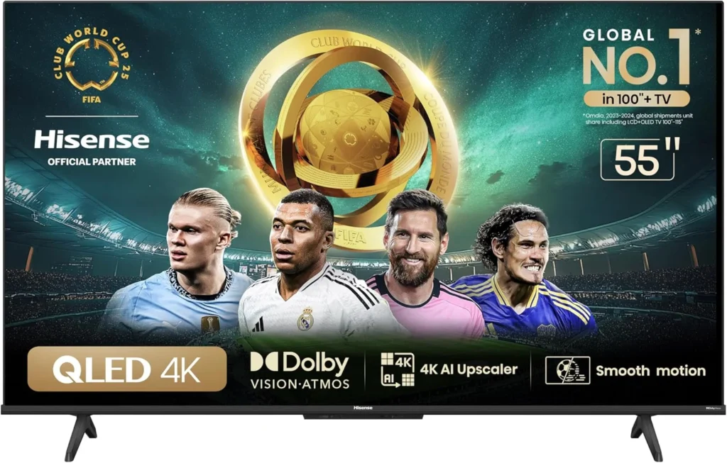 Melhores TVs 4K em 2025 - Hisense Smart TV UHD 4K QLED