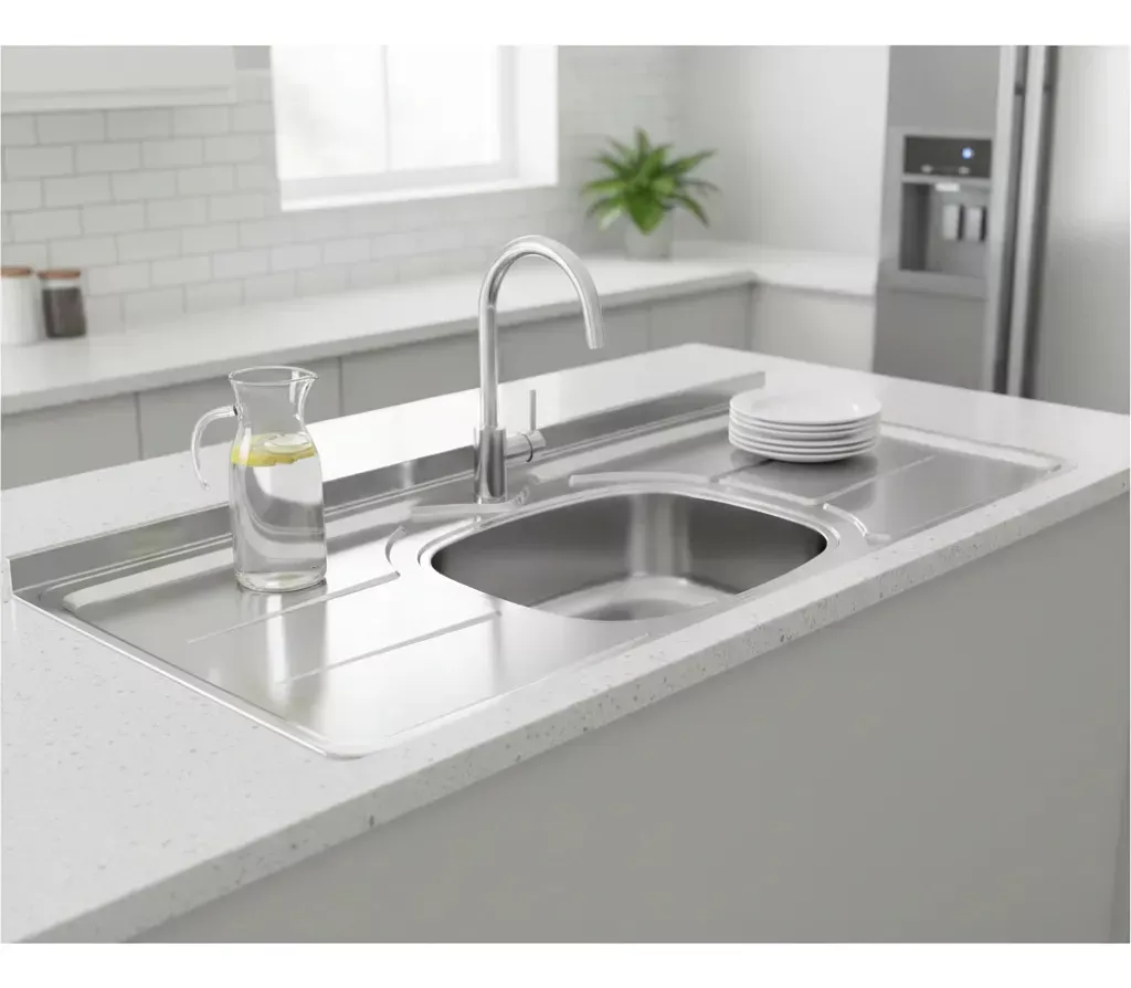 Pia De Cozinha Inox Com Válvula