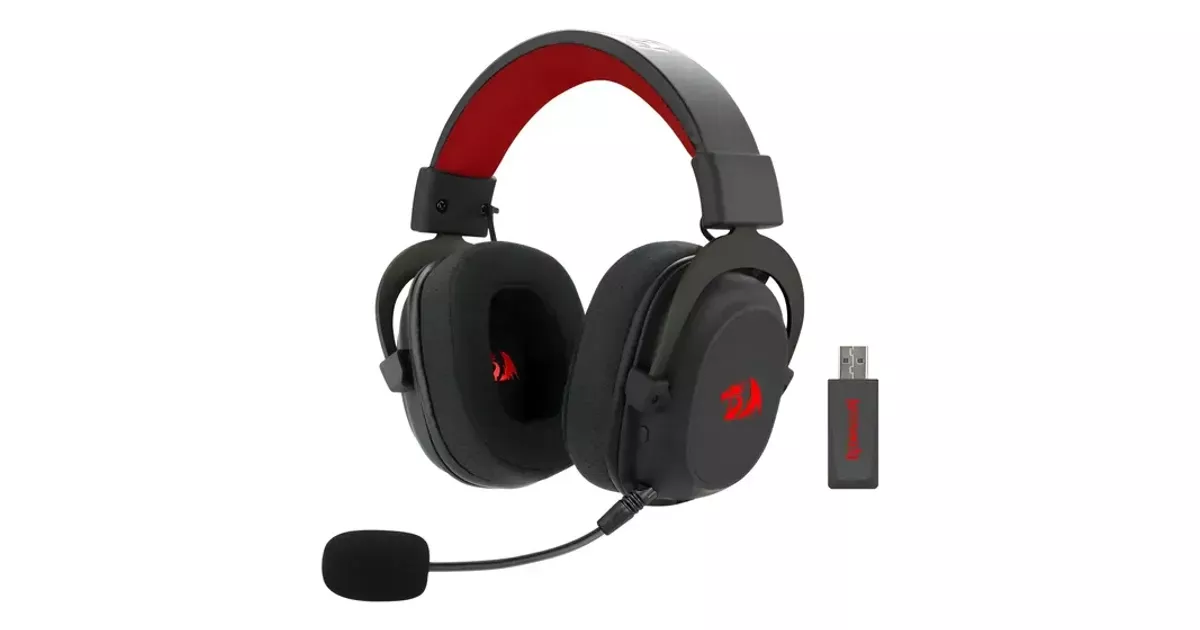 Headset gamer Redragon H510-Pro Zeus, o melhor custo-benefício com surround 7.1 e conexão sem fio