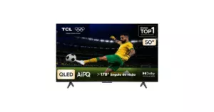 Smart TV TCL 50 polegadas QLED 4K, melhor da seleção de smart TV 50 polegadas